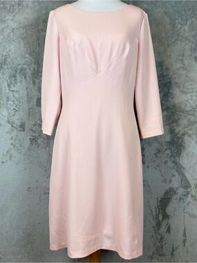 J. Howard Blush Light Pink Bridesmaid Wedding Guest Dress Sz 8